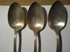 Collection Of 3 Vintage Sterling Silver   925  Large Serving Spoons 