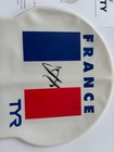Leon Marchand Signed France Tyr Swim Cap 2024 Paris Olympics Swimming Bas