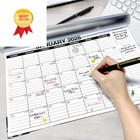 Desk Calendar 2026-2027 - 18-month Large Desk wall Black   White - January 