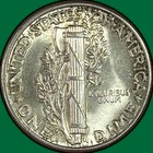 1944 Mercury Dime Brilliant Uncirculated Bu Coin  41744