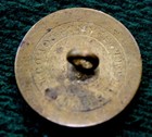 Pre-civil War Flat 1 Piece Militia Artillery Button Circa 1808 - 1821