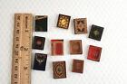 Dollhouse Miniature Books X11 Various Fancy Book Set 1 1 12 Scale  blank Inside 