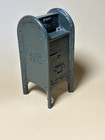 Antique Cast Iron Green Us Mail Mailbox Coin Bank W plug  Stamped  Mma Mc Ny