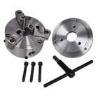 P Matthews 6  Adjustable Set True Type 3 Jaw Lathe Chuck  0004  D1-4 D14 Camlock