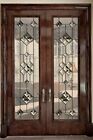 Beautiful Bevel Designer Stained Glass  Door  Pocket  Barn Or Swing Hinged Style