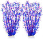 Aquarium Decor Plastic Plants Extra Large 21 Inches Artificial Fish Tank Plants 