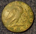 Rare War Of 1812   Pre Civil War 1 Piece Us Navy Officer Button Alberts na-44-c