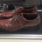 Johnston   Murphy Aristocraft Oxford Wingtip Brogue Brown Leather Shoes 10a
