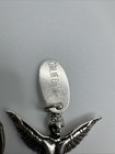 Vintage Sterling Silver Native American Indian Totem Eagle Wings Man 3d Pendant 