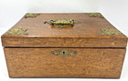 Large Antique French Napoleon Iii Box 19th Century Wood Bronze