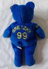 Wayne Gretzky  99 Salvinos Bammers 1999 Blue Bear With Tags Vintage Hockey