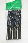 6 Pcs - Precision Twist Drill  7 16  10428 Hss Jobber Length Black Oxide 5-1 2 