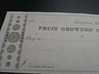 Vintage The Stock Growers National Bank Blank Check For Decoration