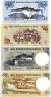 Bhutan  set  1   1  5  10  20 Ngultrum  2013 2019  Uncirculated  4 Note Set