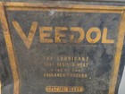 Rare Vintage Veedol Slim Metal Special Heavy Motor Oil Can Gas - Oil Advertising