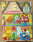 Vintage 1974 Raggedy Ann Doll House Colorforms Activity Toy