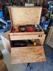 Parma Tiger 1 24 Slot Car Set W  Wooden Case  3 Cars   1 Controllers Accessories