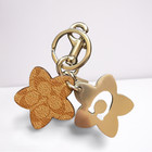 Coach Signature Daisy Flower Bag Charm Keychain Silver Beige Y2k Bn9421 Mint