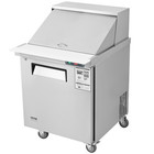 Commercial Refrigerator 28  Sandwich Salad Prep Table 1 Door With 12 Pans