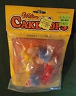 Vintage 1981  2 Packs Of 6  Wilton Clown Head Cake Toppers  Cupcake Picks Nos
