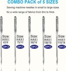 Sewing Machine Needles  100 Pcs Universal Sewing Machine Needle Set For Singer  