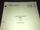 Alfred Hitchcock Presents  1985   arthur  Orig  Tv Script - Green Pages - Vf xf 