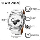 Luxury Men s Automatic Mechanical Wrist Watch Leather Strap Retro Skeleton Dial