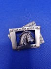 Disney Eeyore Brooch Pin Silver Tone I d Look At The Bright Side If I I Could