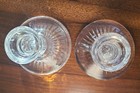 Waterford Signed Cut Crystal Candlestick Set Candle Holders Vintage