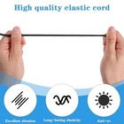 Heavy Duty Bungee Cord 3 16in X 100ft Marine Grade Shock Rope Stretch Black  New