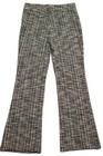 Messini Sz8 30 w Tweed Knit Dress Pant Trouser Mid Rise Bootcut Metallic Thread