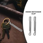 Carabiner Spring Snap Clip Bottle Opener Hanging Buckle Hook Keychain