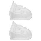 2pcs European Style Concrete Corbel Mold - Reusable Plastic Cement Moulds For