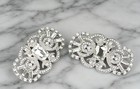 Set Of Two- Wedding Bridal Crystal Decorative Buckle Removable Shoe Clips