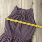 Bill Levkoff Lilac Maxi Chiffon Formal Dress Size 8 Bridesmaid Cocktail Pockets