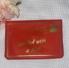 February 2021 Ipsy Glam Bag Sealed With A Kiss Lips Red Envelope Bag Only