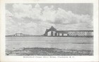 Two Postcard Views Cooper River Bridge Charleston South Carolina Sc Vintage