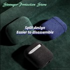 Luxury Suede Leather Case For Airpods Pro 2 3 Airpods 4 Protective Cover Case 