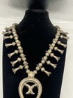 Navajo Squash Blossom Necklace  Naja  14   