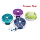 Set Of 3 Travel Portable 7 Slot Vitamin Medicine Pill Box Case Holder Organiz   