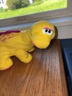 Vtg Fisher Price Puffalump Plush Bruce Brontosaurus Dinosaur Yellow 