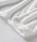 New White Fleece Plush Blanket Full Queen Size 88 Inch X 92 Inch Room Essentials