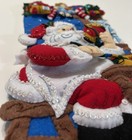 Bucilla Felt Christmas Stocking 18    Completed Santa One Of A Kind Details