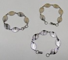 20 Bracelet Blanks forms   6 Oval Pads 20mm   10 Silver   10 Gold   Glue Beads