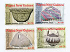Papua New Guinea 2013 - Woven Baskets Art - Set Of 4 Stamps Scott  1703-6 - Mnh