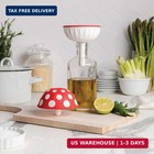 Ototo Mushroom - Foldable Small Kitchen Funnel With Wide Mouth For Jars  Bottle