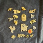 Lot Of Horse Color Enamel Lapel Pins  Clydesdale  Rodeo  Jockey And Horse Race