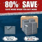 400 Pack Microfiber Cleaning Cloths - Gray Towels For Cars  Home   Detail