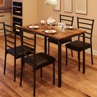 Dining Table Set For 4  Kitchen Table And Chairs For 4  5 Piece Kitchen Dinin   