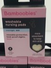 Lot Of 3 Bamboobies Washable Nursing Blue Overnight Reusable Pads Absorbent